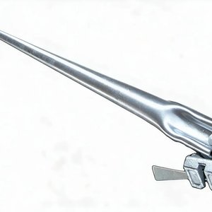 Ringlock diagonal brace with wedge head connector