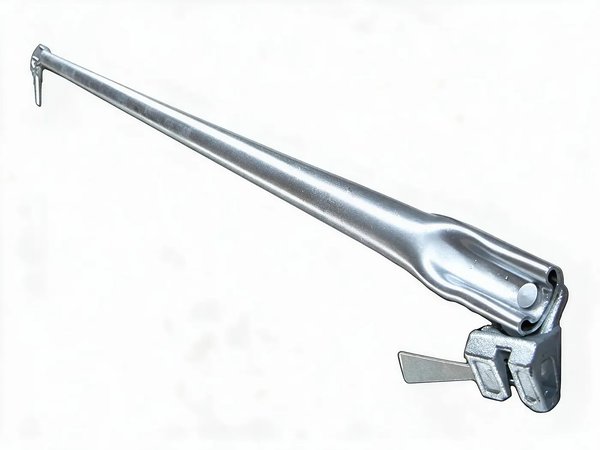 Ringlock diagonal brace with wedge head connector