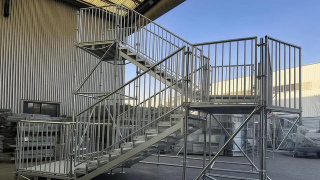 Ringlock scaffolding stair tower – ringlock vs cuplock scaffolding comparison