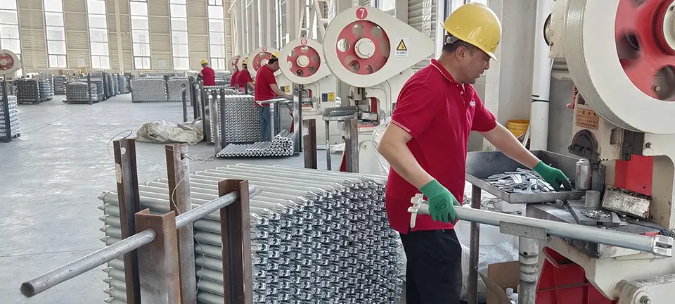 Ringlock ledger production on punching presses