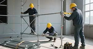 Install scaffolding Engineers install scaffolding