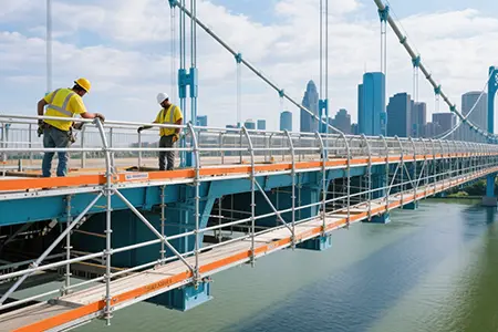 Houston bridges use scaffolding from China