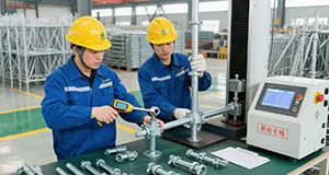 Steel scaffolding inspection Factory inspection of steel scaffolding